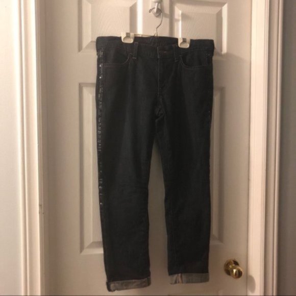 ๐4 for $20 ๐ Old Navy Diva Sequin Stripe Cropped Jeans Size 8 - Picture 8 of 8